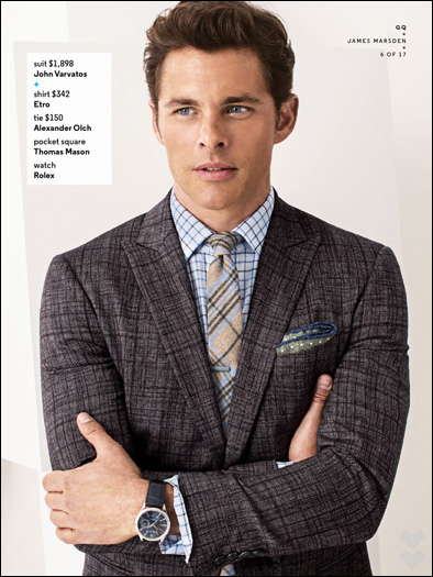 James Marsden GQ Magazine